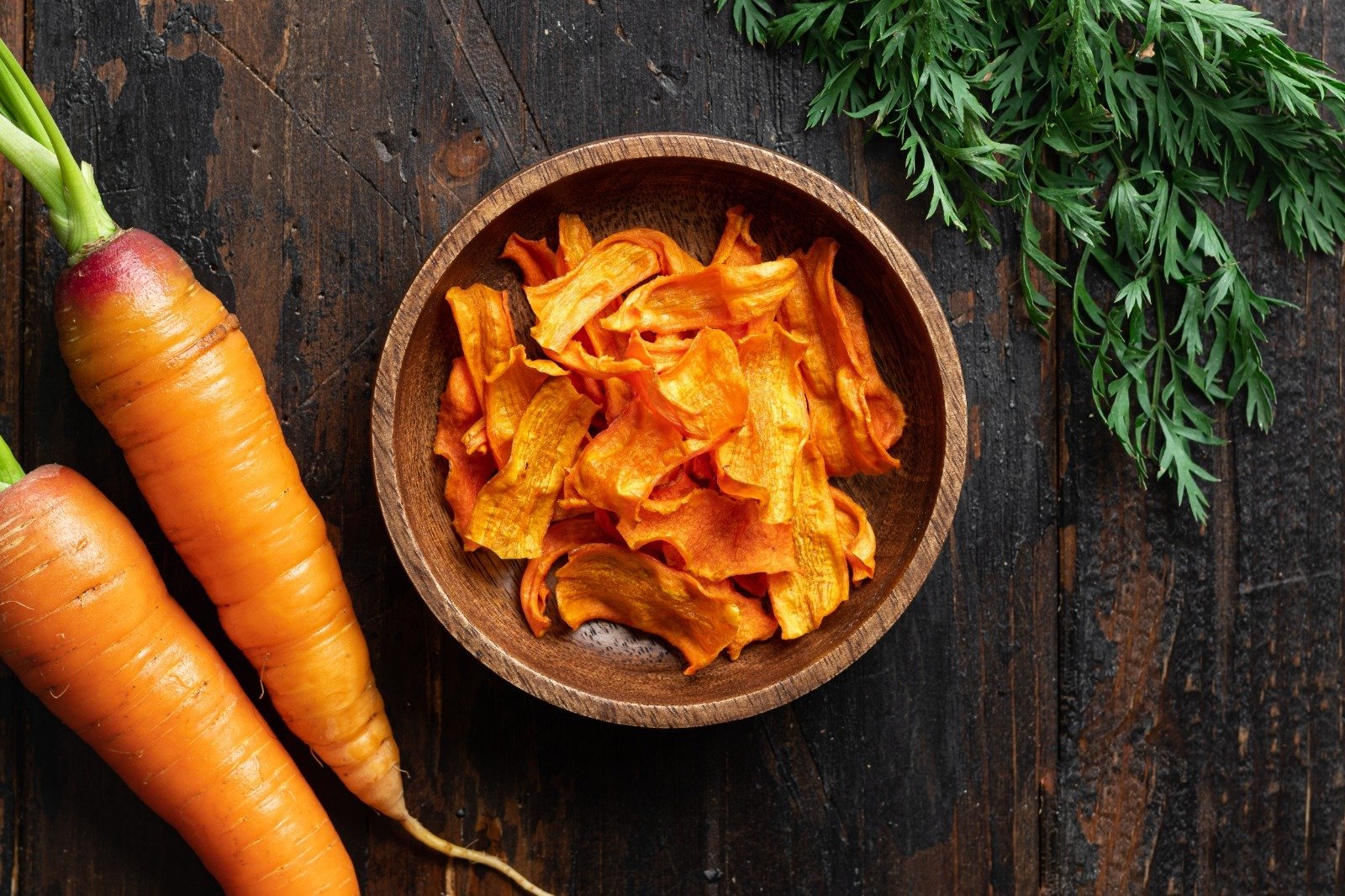 Chips de cenoura –  Marina Ossick