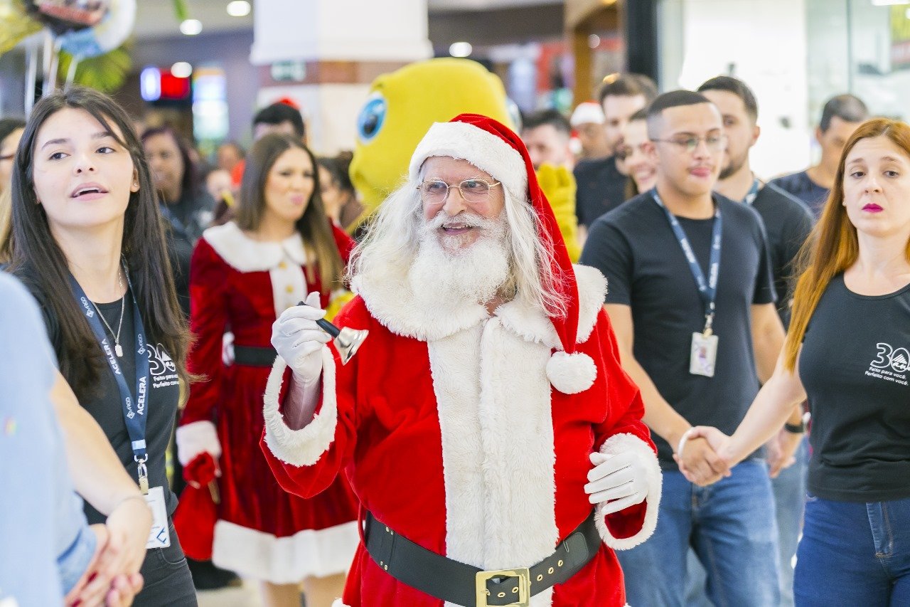 Campinas Shopping antecipa a chegada do Papai Noel com festa