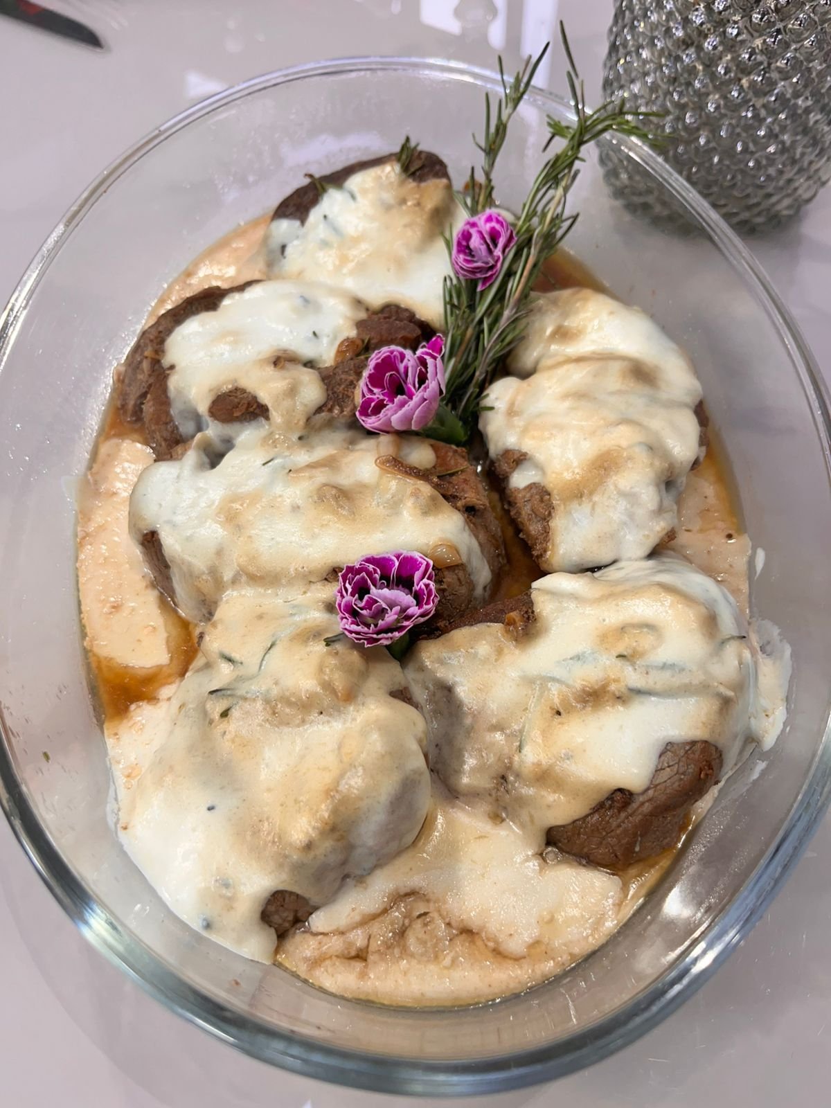 Filé mignon ao molho 4 queijos  – Chef Tatiana  Porcari