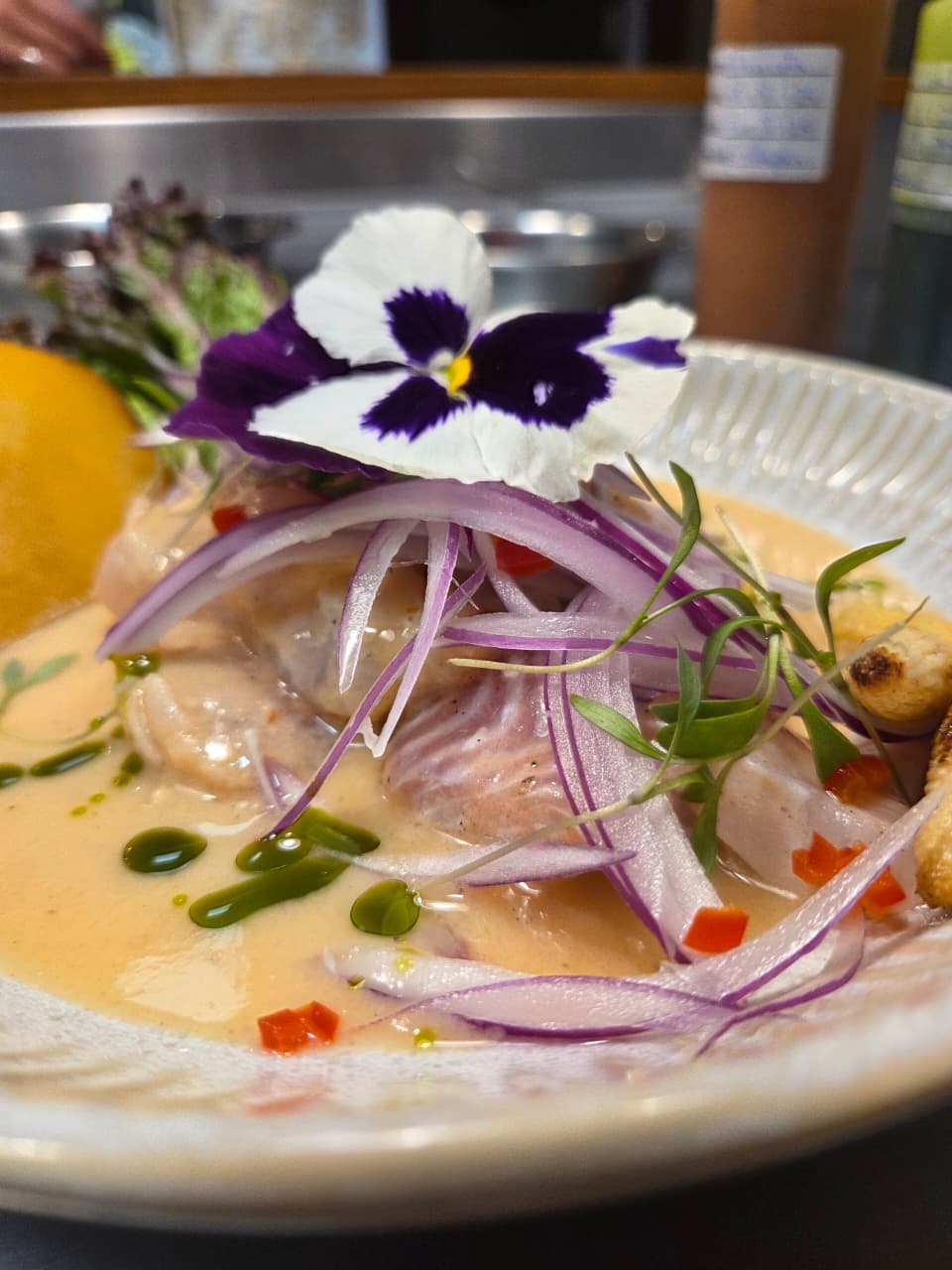 Ceviche de tilápia  – chef Karen