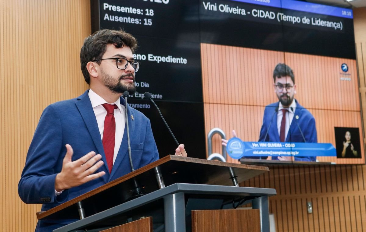Vini Oliveira perde mandato na Câmara de Campinas por quebra de decoro parlamentar