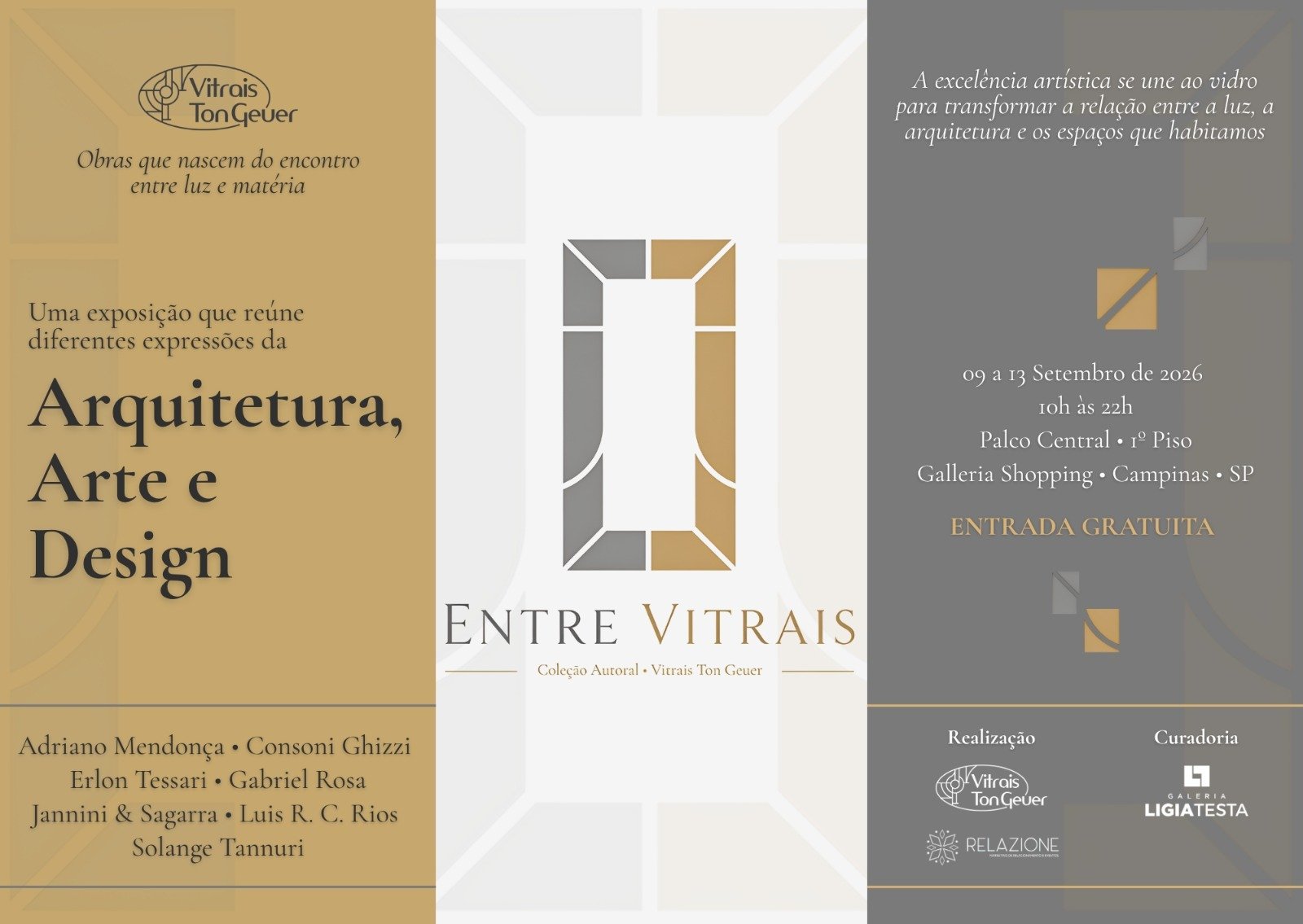 Exposição Entre Vitrais – Ligia Testa