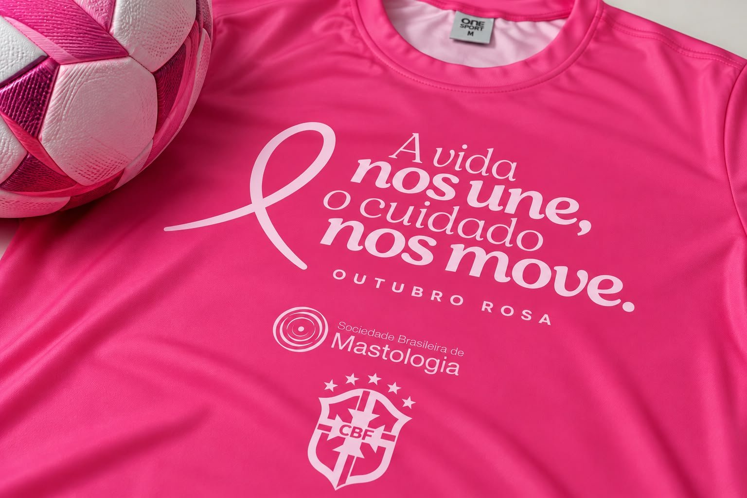 Sociedade Brasileira de Mastologia se une à CBF e coloca a prevenção do câncer de mama em campo